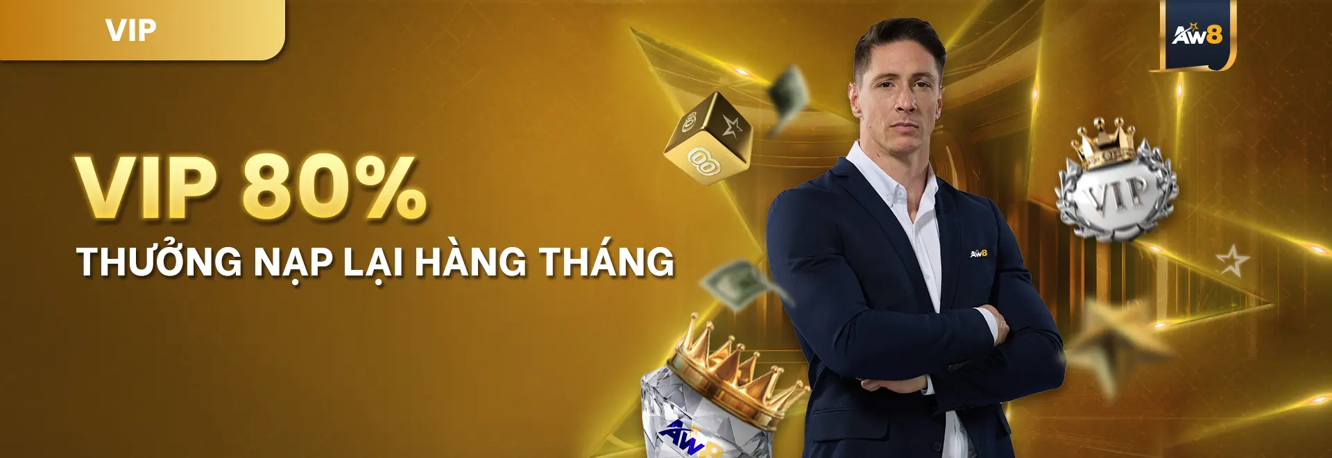 vip 80% thưởng nạp hàng tháng